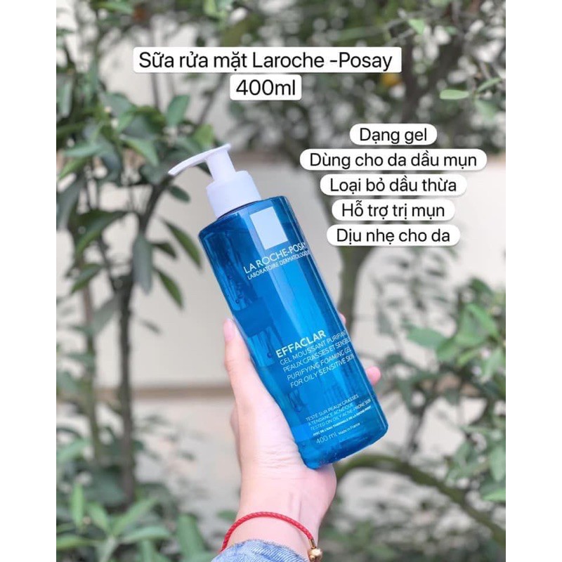 Sữa rửa mặt Effaclar La Rocher Posay cho da dầu mụn 400ml | BigBuy360 - bigbuy360.vn
