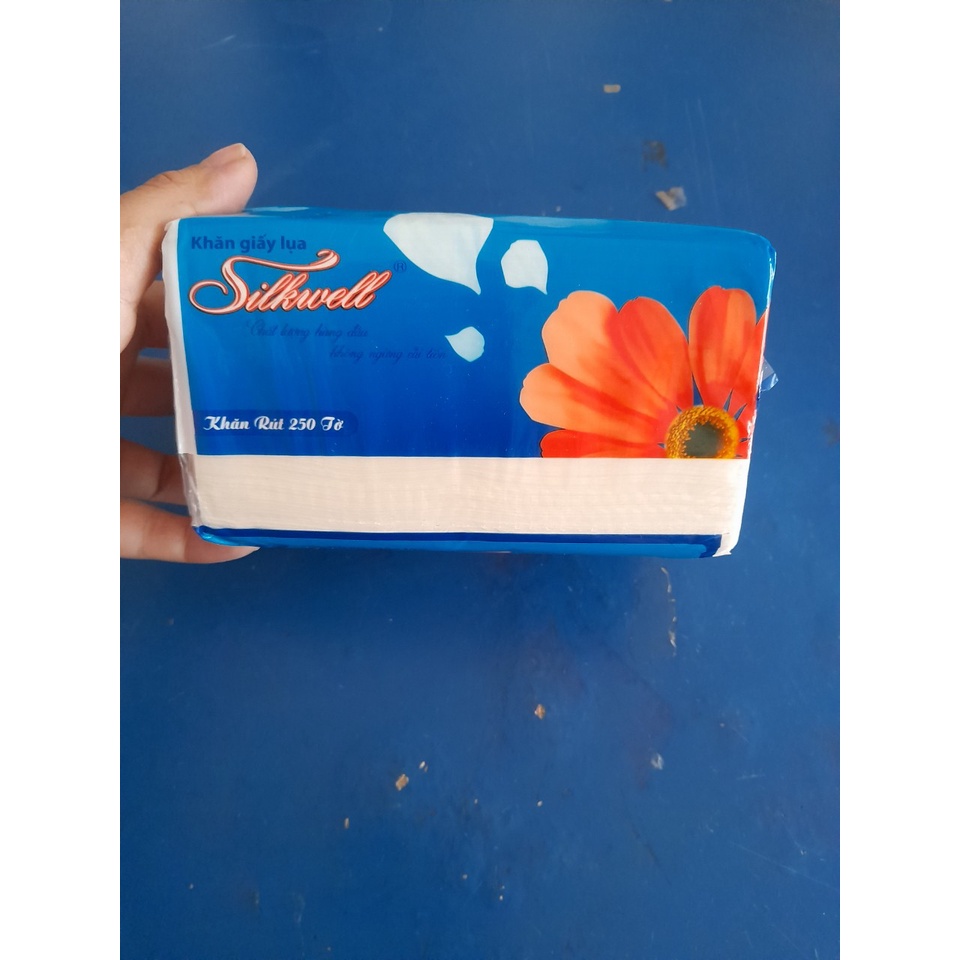 Giấy rút silkwell xanh 250 tờ