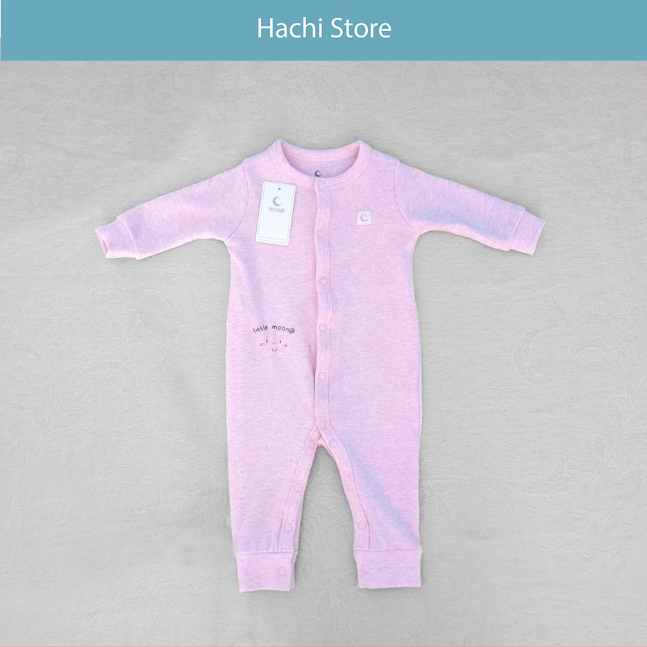 Body sơ sinh nỉ cho bé BST Moon thu đông chất nỉ đẹp size từ sơ sinh đến 9 tháng - Hachi mommy