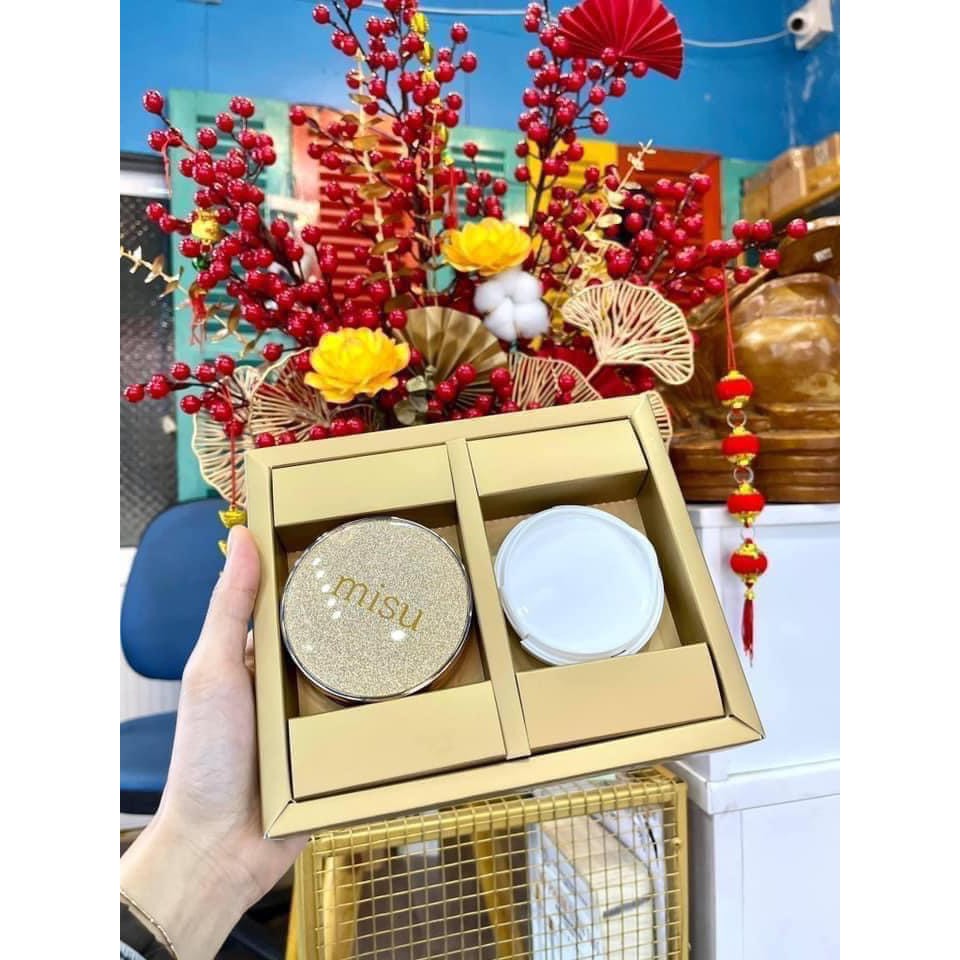 Phấn nước MISU GLOW CUSHION SPF 50 PA+ giúp da căng bóng hiệu quả - Bini.store.official