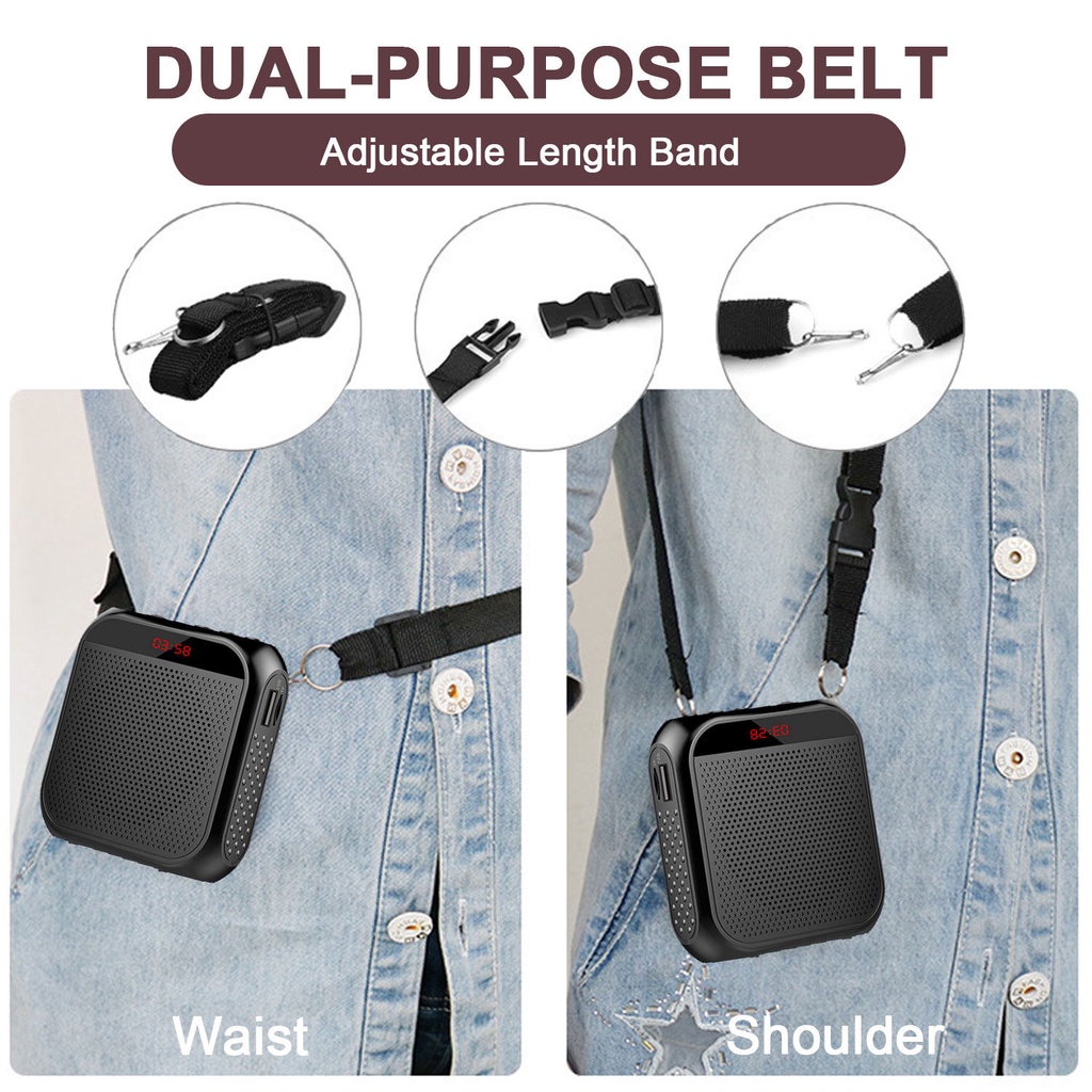 Loa Khuếch Đại Giọng Nói Đa Năng 5W 2200mAh Có Micro Cho Giáo Viên | BigBuy360 - bigbuy360.vn