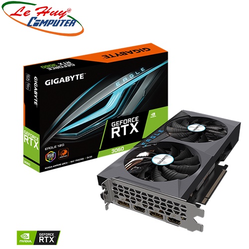 Card Màn Hình - VGA GIGABYTE GeForce RTX 3060 EAGLE 12G (GV-N3060EAGLE-12GD)