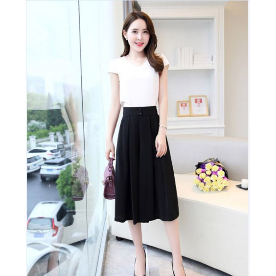 Quần Culottes Xếp Ly Taylor