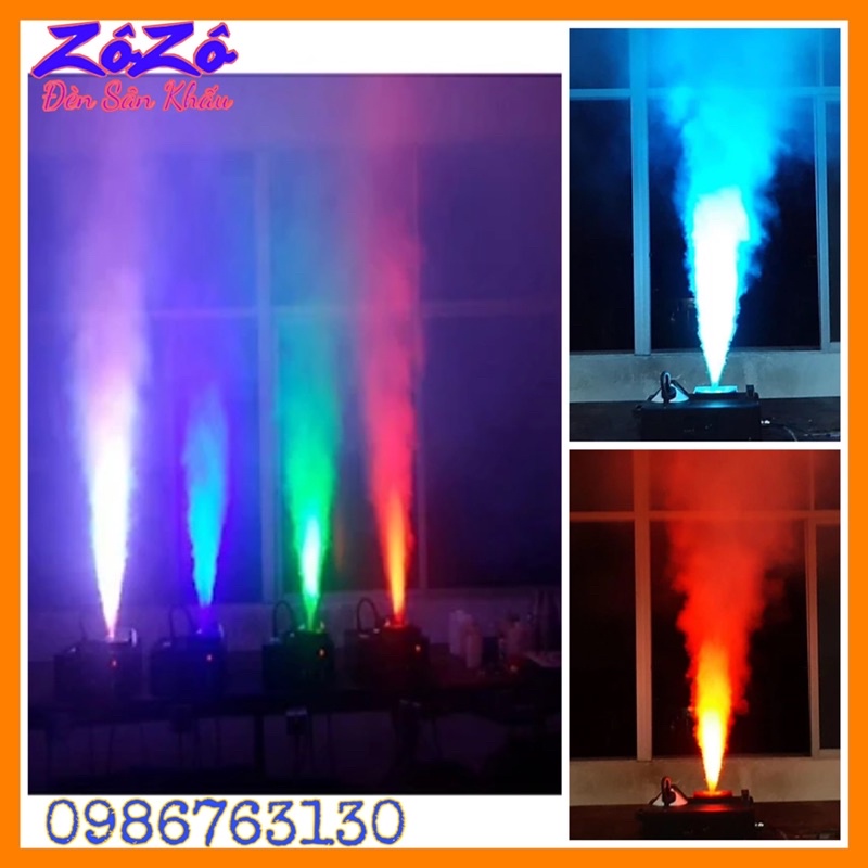 Máy khói 1280 dmx,máy khói đứng 1280 có 6 led