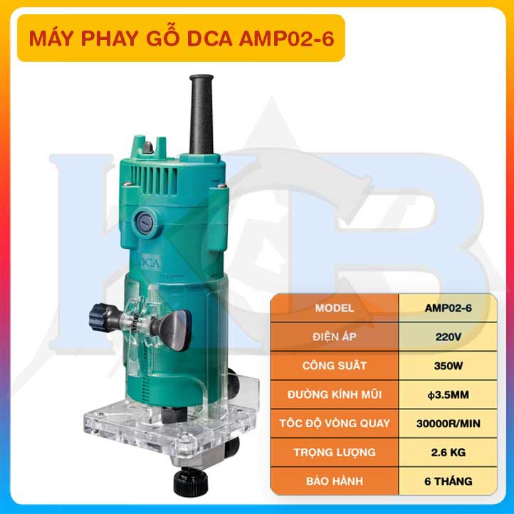 Máy phay gỗ mini DCA AMP02-6