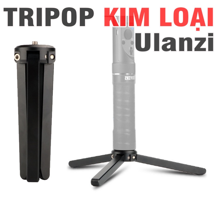 Tripod mini cho điện thoại - máy ảnh - Gimbal bằng kim loại hãng Ulanzi