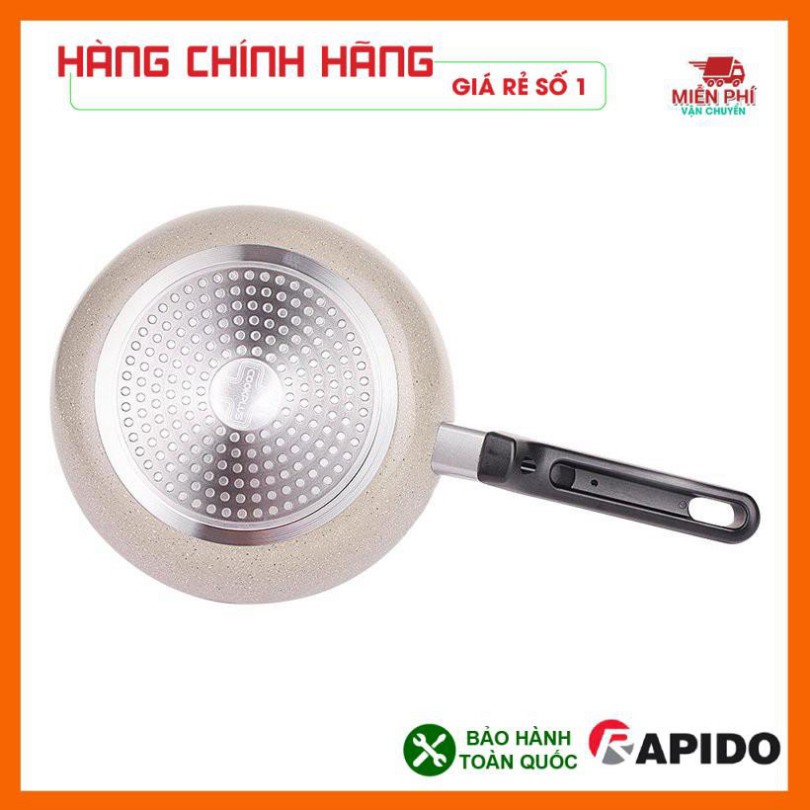 CHẢO ĐÁ LOCK&LOCK COOKPLUS HARD 6223-22CM, lòng chảo làm bằng chất teflon cap cấp