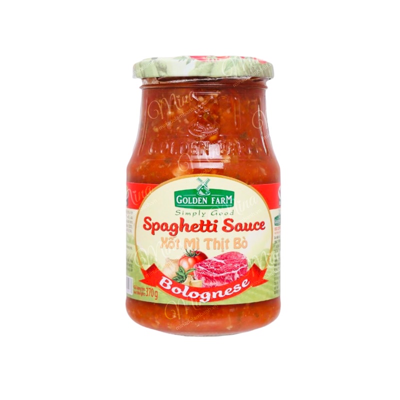 Sốt Spaghetti Bò Băm Golden Farm 370g