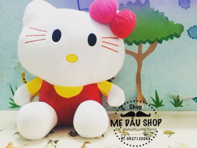 GẤU BÔNG MÈO HELLO KITTY 50CM