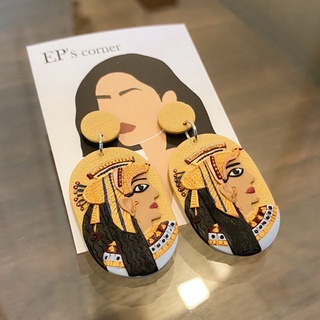Khuyên tai đất sét nung Polymer Clay