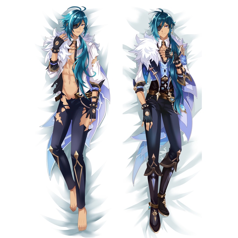 Vỏ Gối Hai Mặt In Hình Anime Genshin Impact Kaeya Alberich Dakimakura