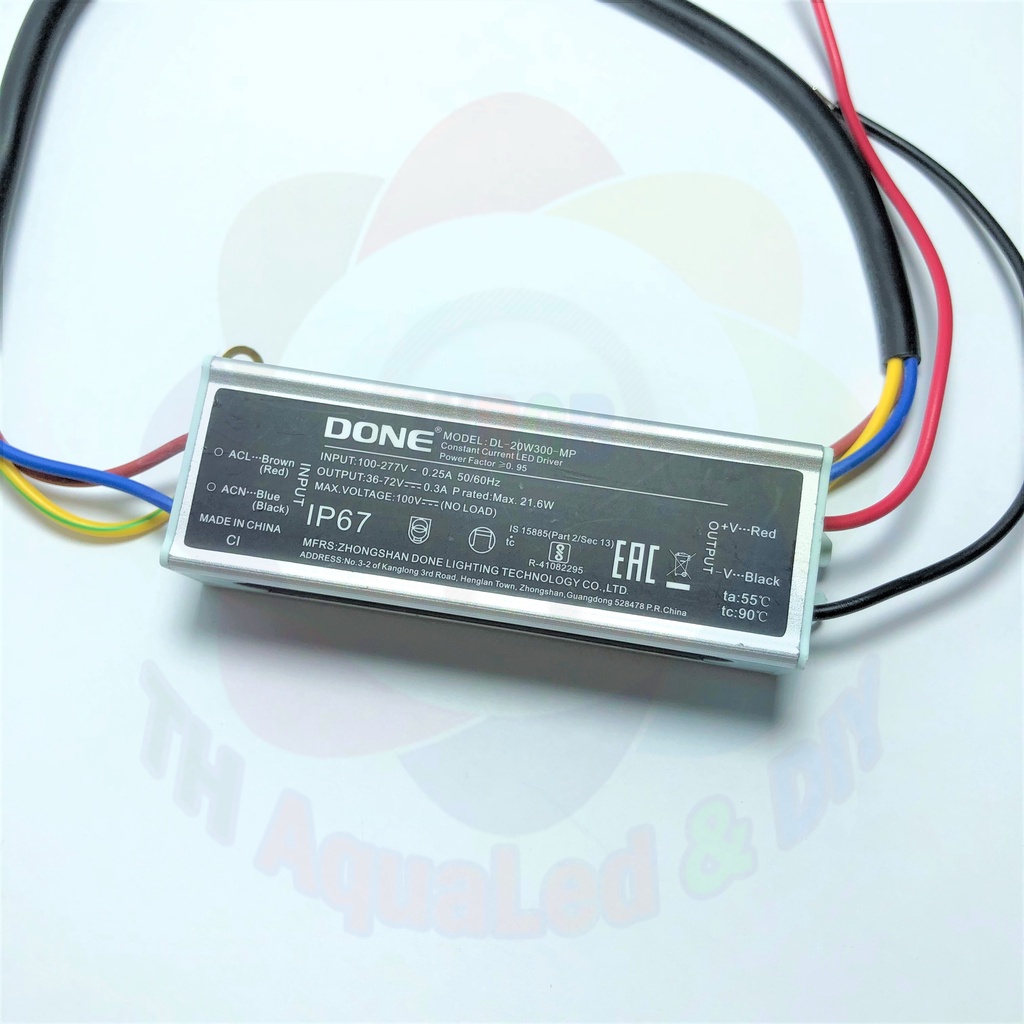 Nguồn Done dòng Led Driver nhôm chống nước, Nguồn chấn lưu 100% Chính hãng chuyên dùng cho đèn LED