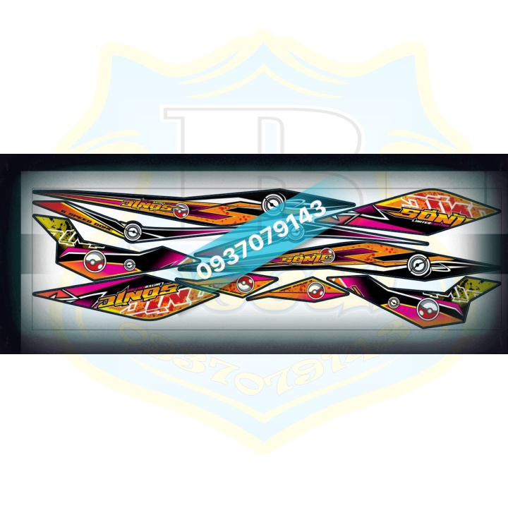 ( Quí khách vui lòng mang ra tiệm cho thợ dán ) Tem sonic 150 pokemon