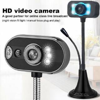 Webcam Máy Tính Laptop Có Đèn Led 4 Bóng