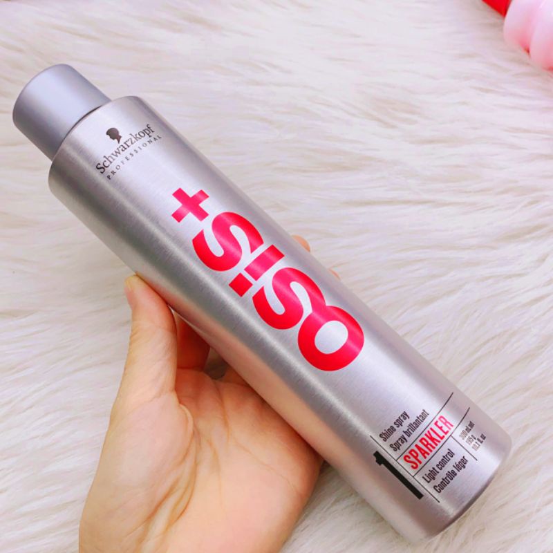 (Hàng nhập khẩu) Dưỡng Chất Xịt Bóng Tóc và giữ nếp tóc suôn mượt OSIS+ SPARKLER 300ml - xịt dưỡng sophia hương nước hoa
