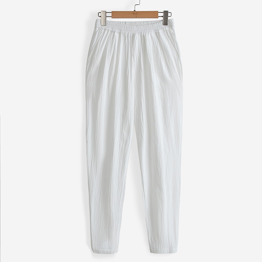 Quần Nam Chất Linen Đũi ROUGH Dáng Baggy, Mềm, Mịn, Thoáng Mát, Thoải mái | BigBuy360 - bigbuy360.vn