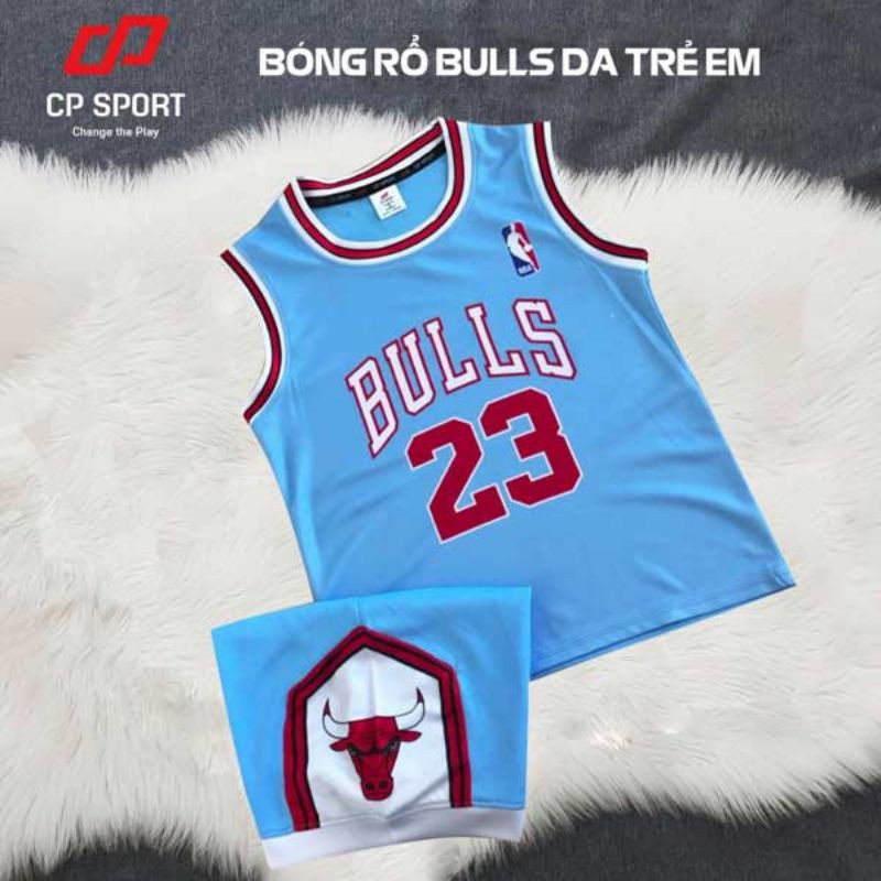 quần áo bóng rổ trẻ em cp bulls đủ size từ 1-13