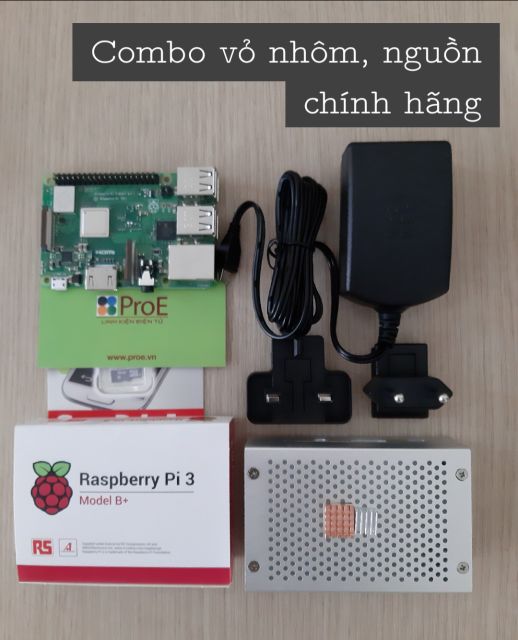 Combo máy tính nhúng Raspberry Pi 3 Model B+ Made in UK | BigBuy360 - bigbuy360.vn
