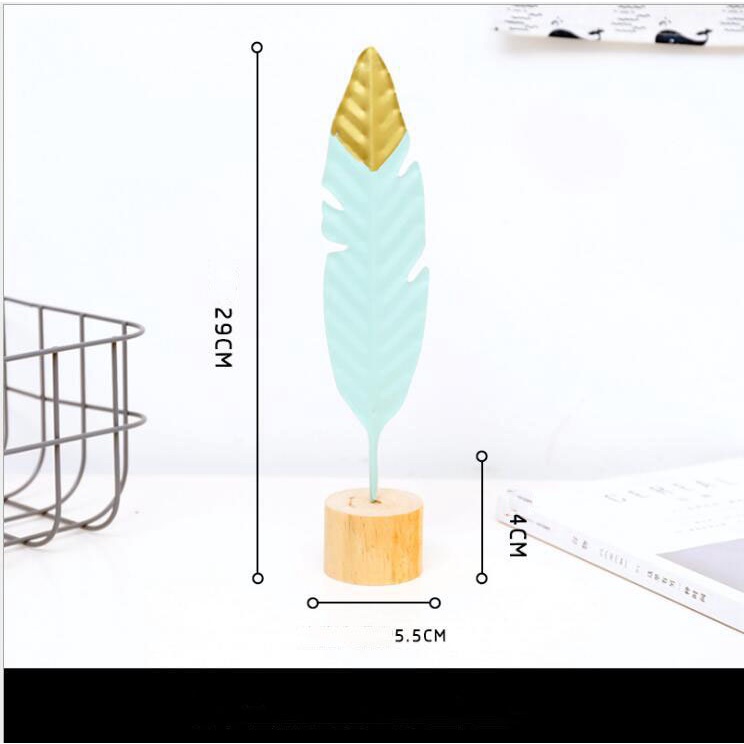 Lông chim decor bàn làm việc, kệ, tủ,phòng khách