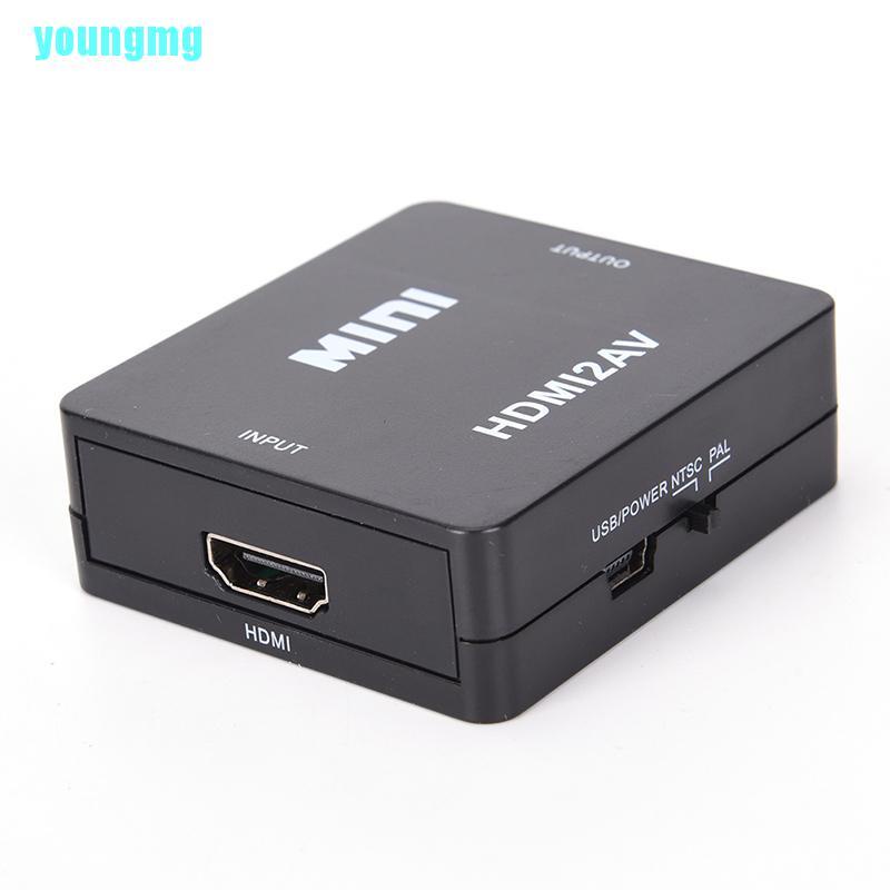 Bộ Chuyển Đổi Hdmi Sang Rca Av / Cvbs Hd 1080p Mini Hdmi2Av Video | BigBuy360 - bigbuy360.vn