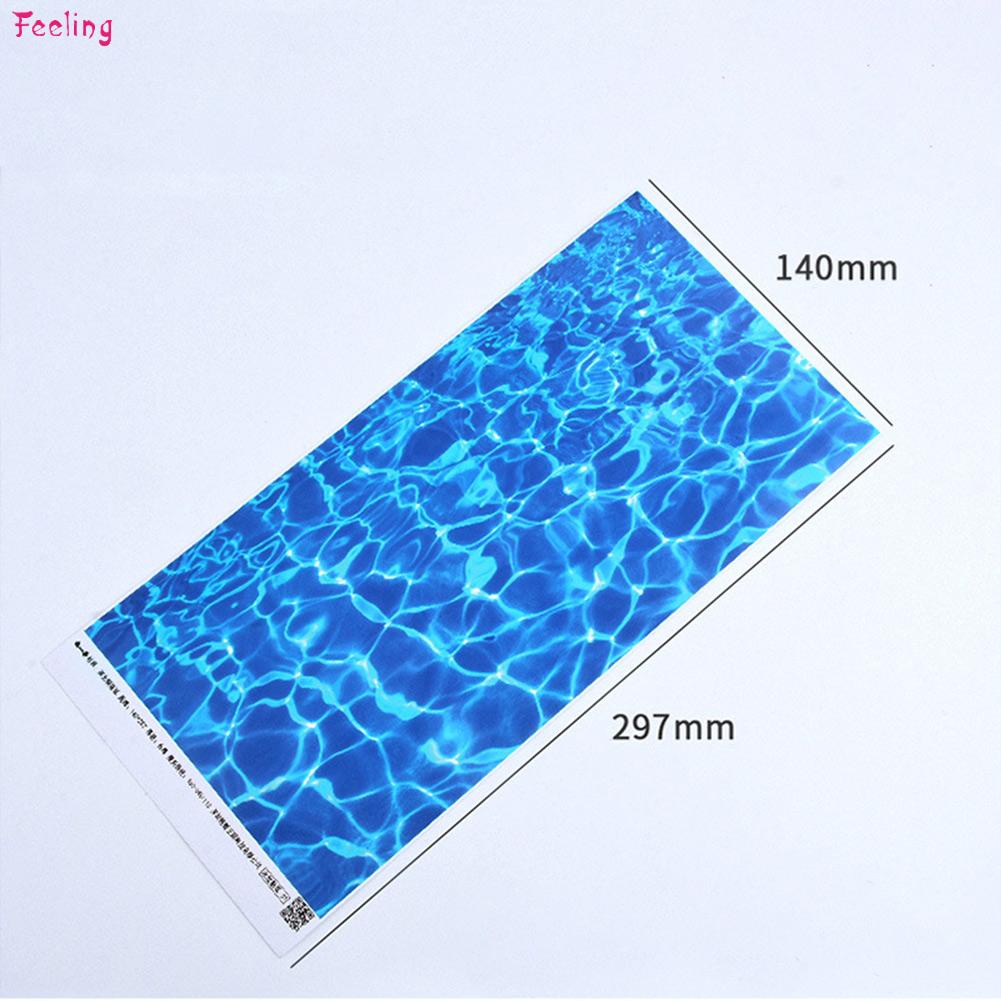 Hiệu ứng gợn sóng nước phong cảnh Diorama cho trang trí mô hình đường ray DIY