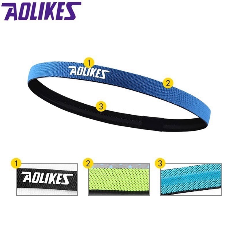 Băng Đô Nam Nữ Thể Thao Headband Aolikes A-2101 Thấm Hút Mồ Hôi Trán