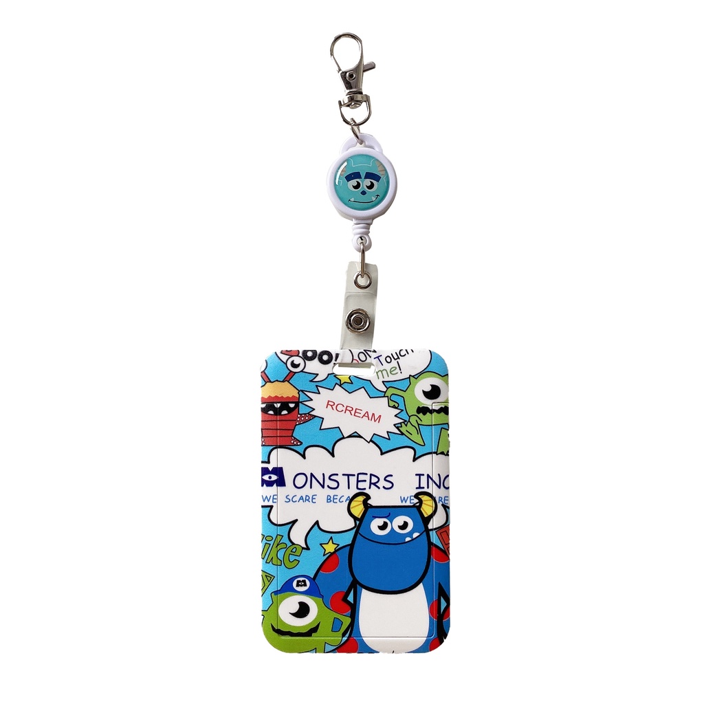 Dây Đeo Thẻ Id / Chìa Khóa Họa Tiết Hoạt Hình Monsters University Dumbo Dễ Tháo Rời Giá Đỡ