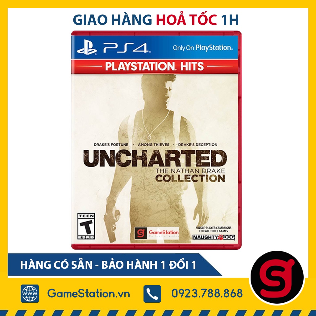[Freeship toàn quốc từ 50k] Đĩa Game PS4 - UNCHARTED: The Nathan Drake Collection | BigBuy360 - bigbuy360.vn