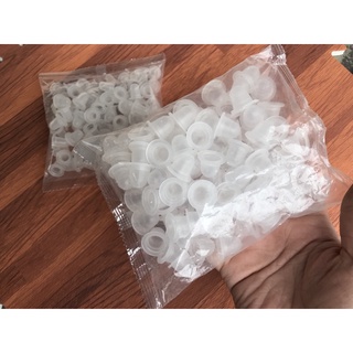 Hũ(chum) nhựa,silicon đựng mực(100 cái/bịch)