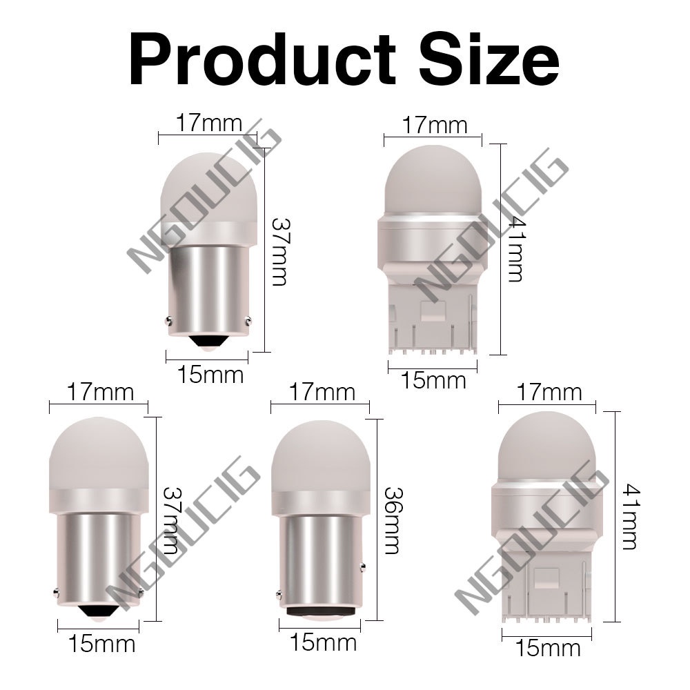 Bóng Đèn Led Tín Hiệu 1156 7440 BAU15S P21W W21W T20 7443 BAY15D P21 5W W21 5W Chuyên Dụng Cho Xe Hơi