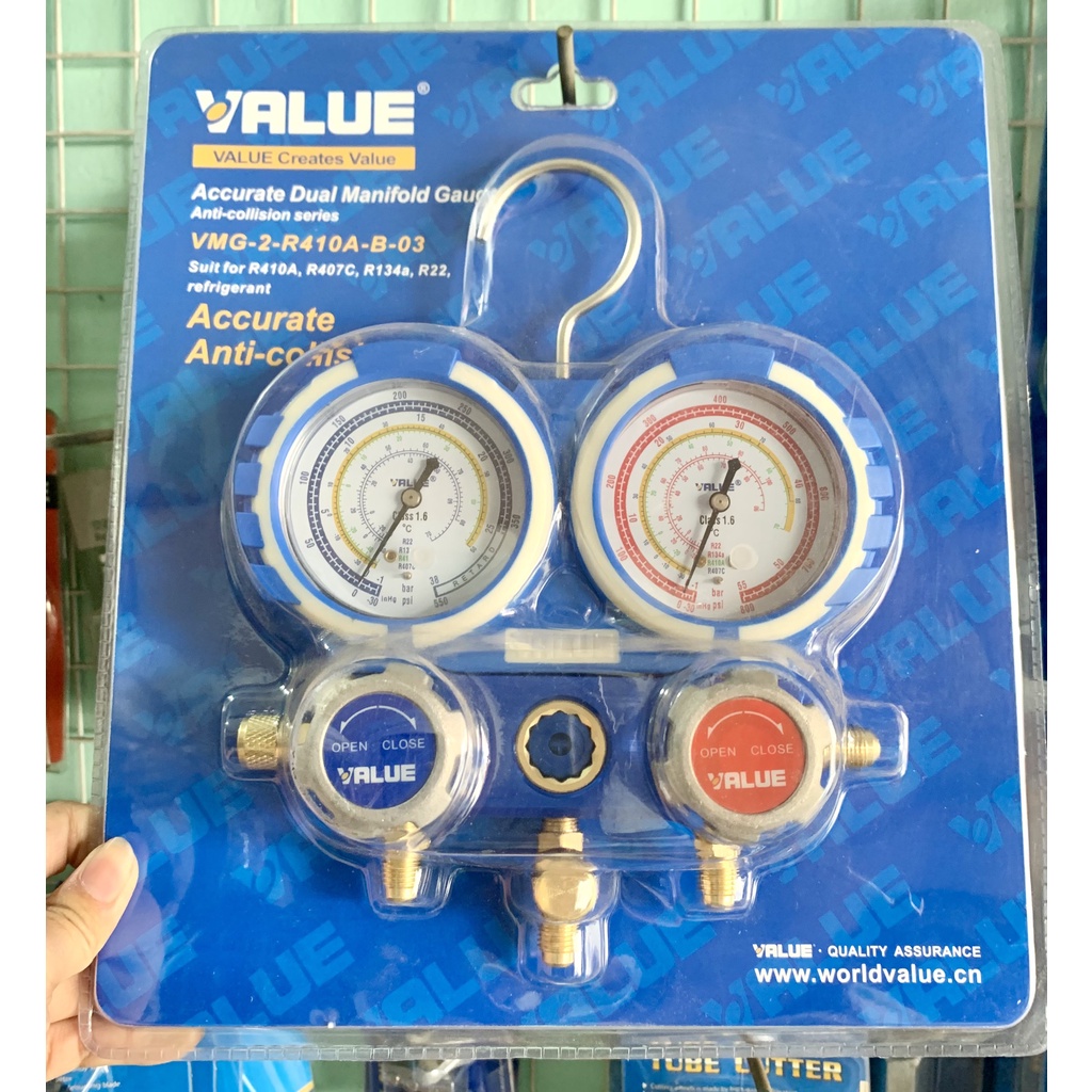 Đồng Hồ Gas Đôi VALUE r22 và r410