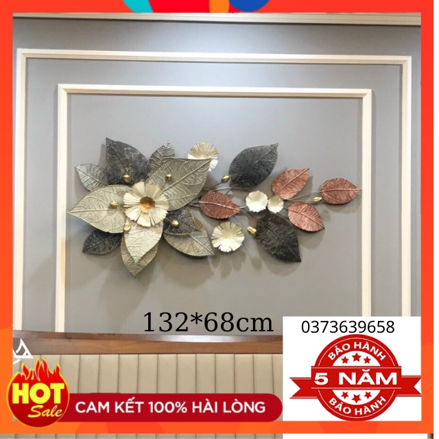 Tranh Sắt Treo Tường Nghệ Thuật ,Mã 2226- Decor Kim Loại Phong Cách Mới -Tranh Trang Trí Nhà Cửa Đẹp -Giá Rẻ-KT 130*68cm