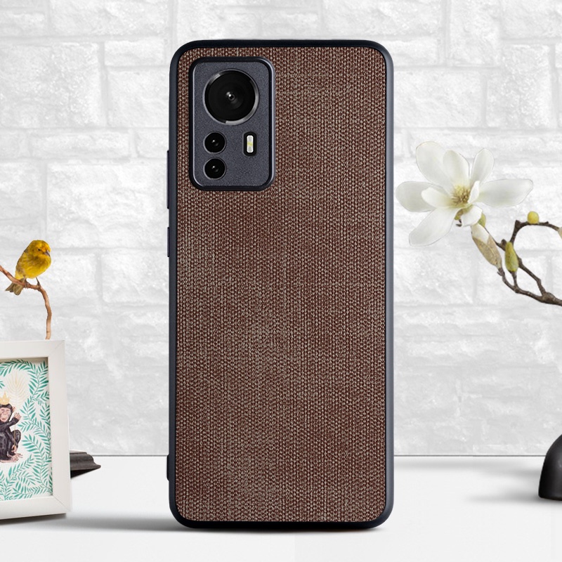 Bao Da Điện Thoại Vải canvas Cho xiaomi mi 12 ultra 12x