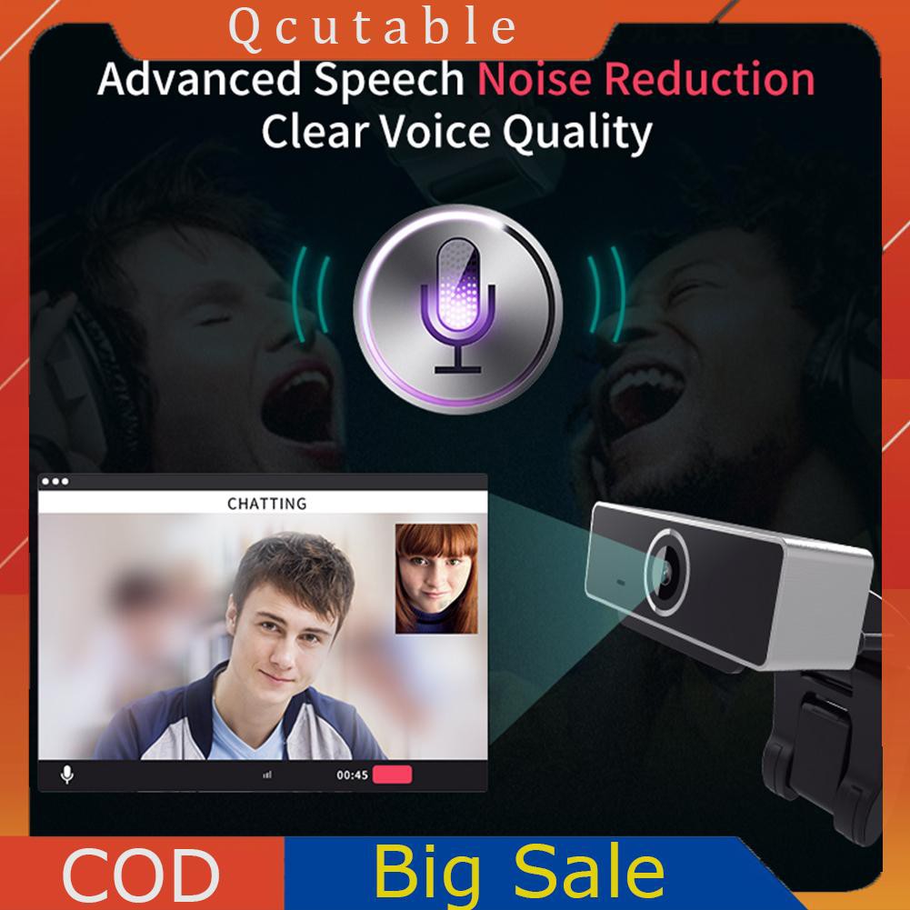 Webcam Full Hd 1080p 2mp Kết Nối Usb Kèm Mic