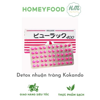 Viên Uống Detox, Nhuận Tràng, Thanh Lọc Cơ Thể, Giảm Táo Bón Kokando Nhật Bản - LẺ VỈ 50 VIÊN giao Hỏa Tốc