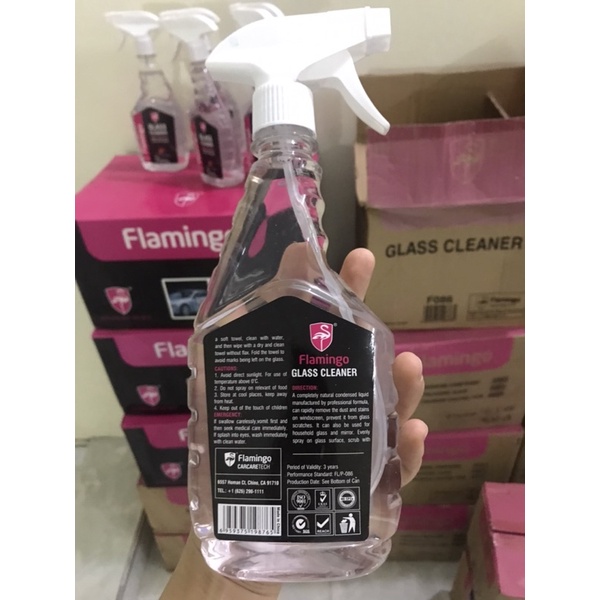 Bình Xịt Rửa Kính Xe Ô Tô Flamingo F036 500ml chuyên dụng cao cấp