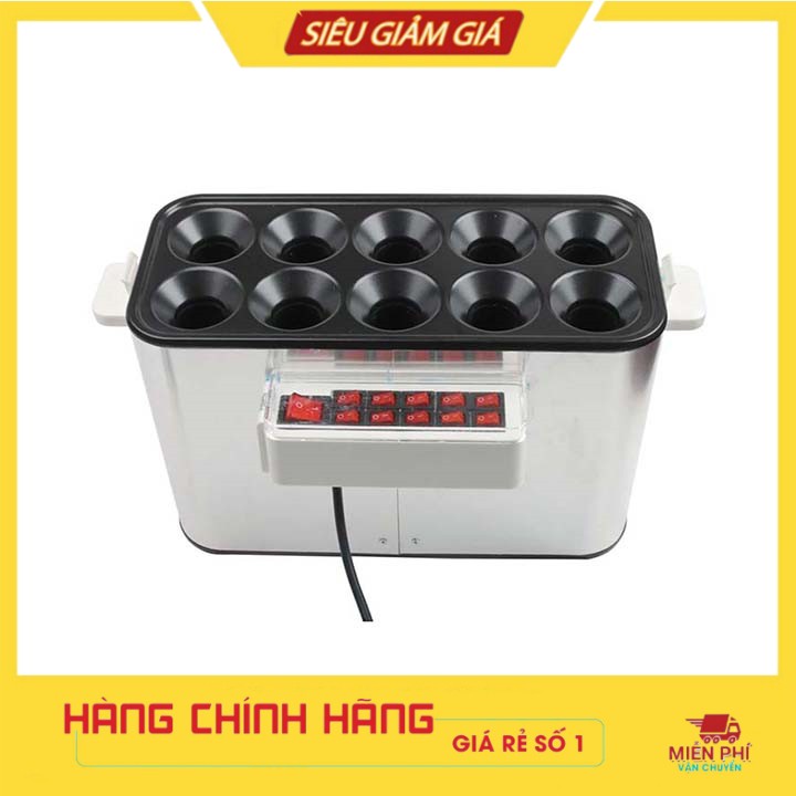 Máy làm trứng cuộn xúc xích 10 ống