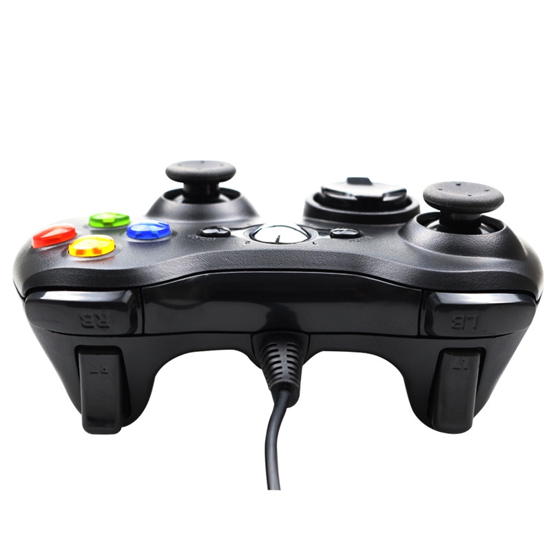 Tay cầm Chơi Game Microsoft Xbox 360 Full box Có Rung - Tay Cầm Có Dây Dùng Cho PC, Laptop chơi full skil