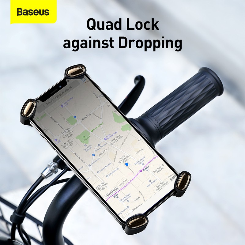Giá đỡ Baseus gắn cho xe máy/xe đạp phù hợp cho điện thoại 4.7-6.7 inch | BigBuy360 - bigbuy360.vn