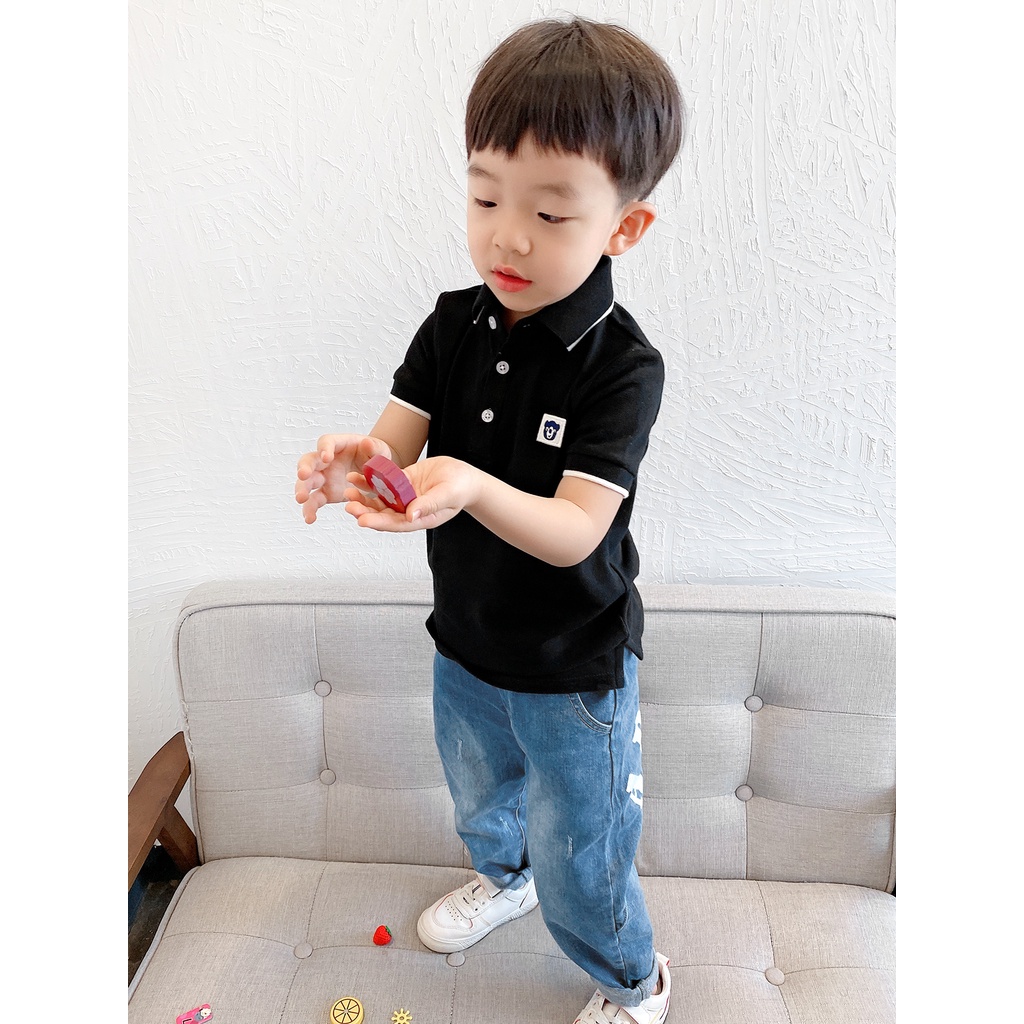 Áo POLO cho bé trai Chất cotton polo, NEWBETTY thấm hút mồ hôi. Size 9-45kg