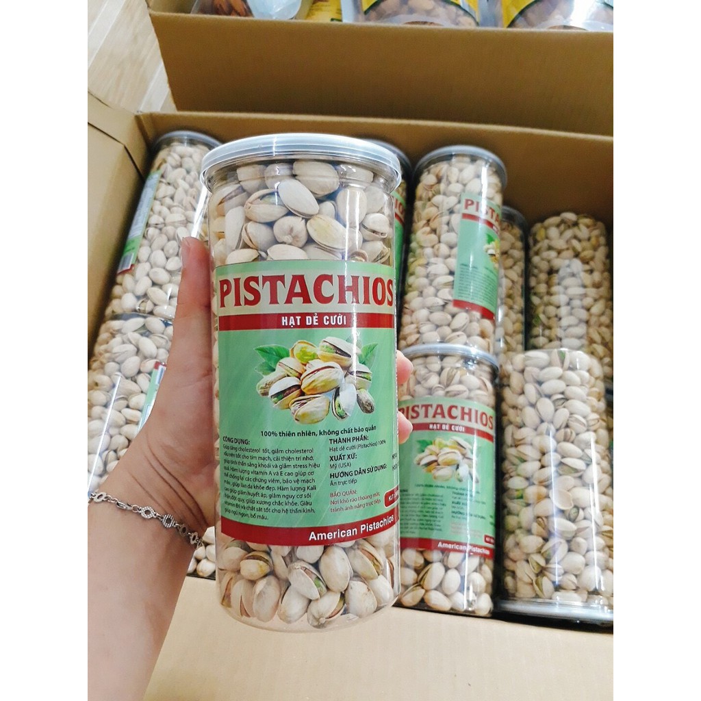 Hạt Dẻ Cười Mỹ Tách Vỏ Tự Nhiên Chuẩn Hàng Nhập Khẩu 500g