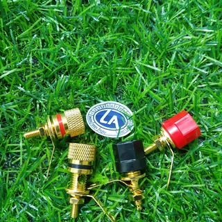 Cọc loa đơn trạm loa rời gồm 1 cặp (1 đỏ 1 đen)