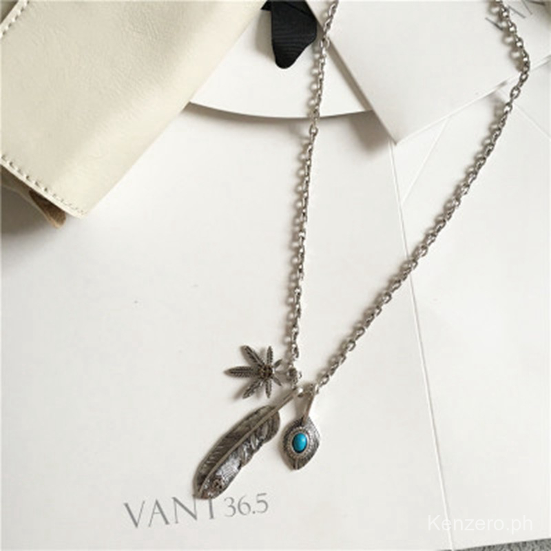 Vòng cổ Mặt Lông Vũ Phong Cách Vintage Thời Trang