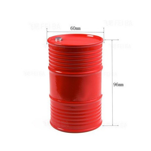 Thùng phuy đựng dầu - phụ kiện trang trí cho xe RC
