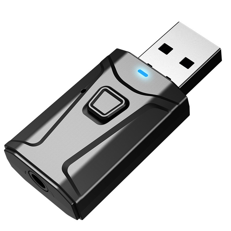 Usb Bluetooth 5.0 Truyền Tín Hiệu Âm Thanh 4 Trong 1 Giắc Cắm 3.5mm