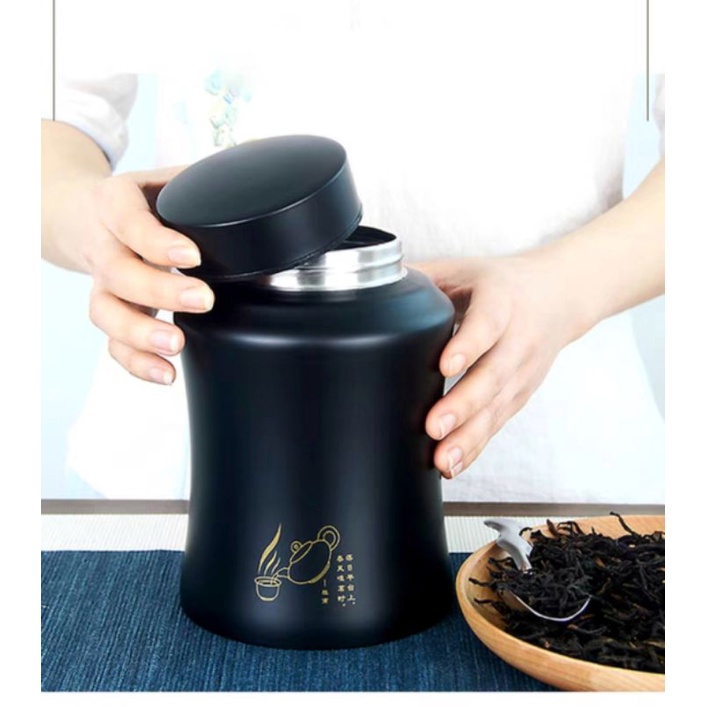 Hộp lọ đựng chè, trà thảo mộc inox cao cấp hàng nhập khẩu