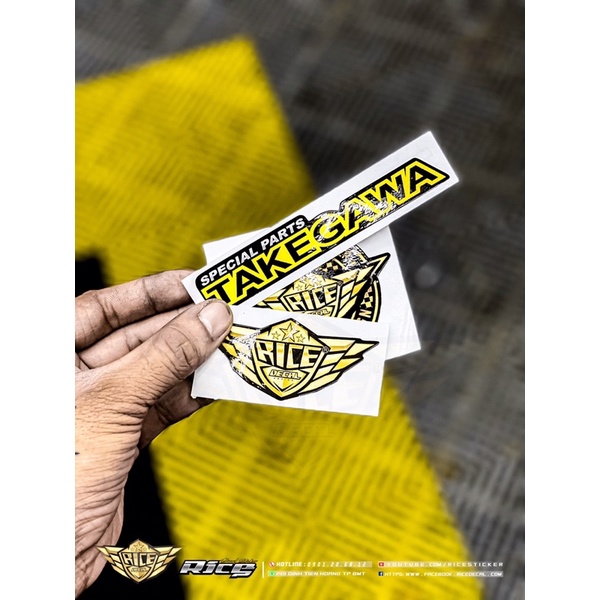 Tem Dán logo Takegawa