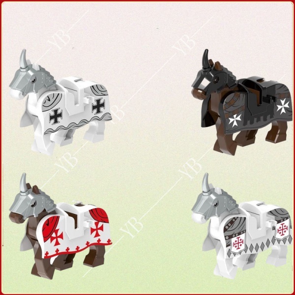 Dòng thời trung cổ Holy Shepherd Knights Building Block Minifigures lego friends lego kiến trúc khối xây dựng mini