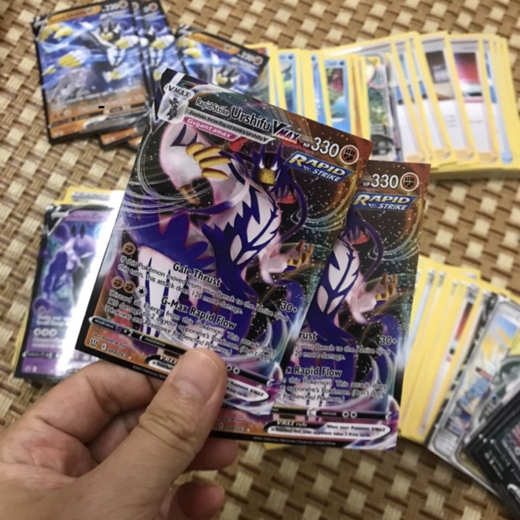 01 Thẻ bài in bất kỳ Pokémon chuẩn như thật