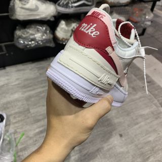 < VIDEO + ẢNH THẬT > GIÀY SNEAKER AF1 TRẮNG ĐỎ THẤP CỔ